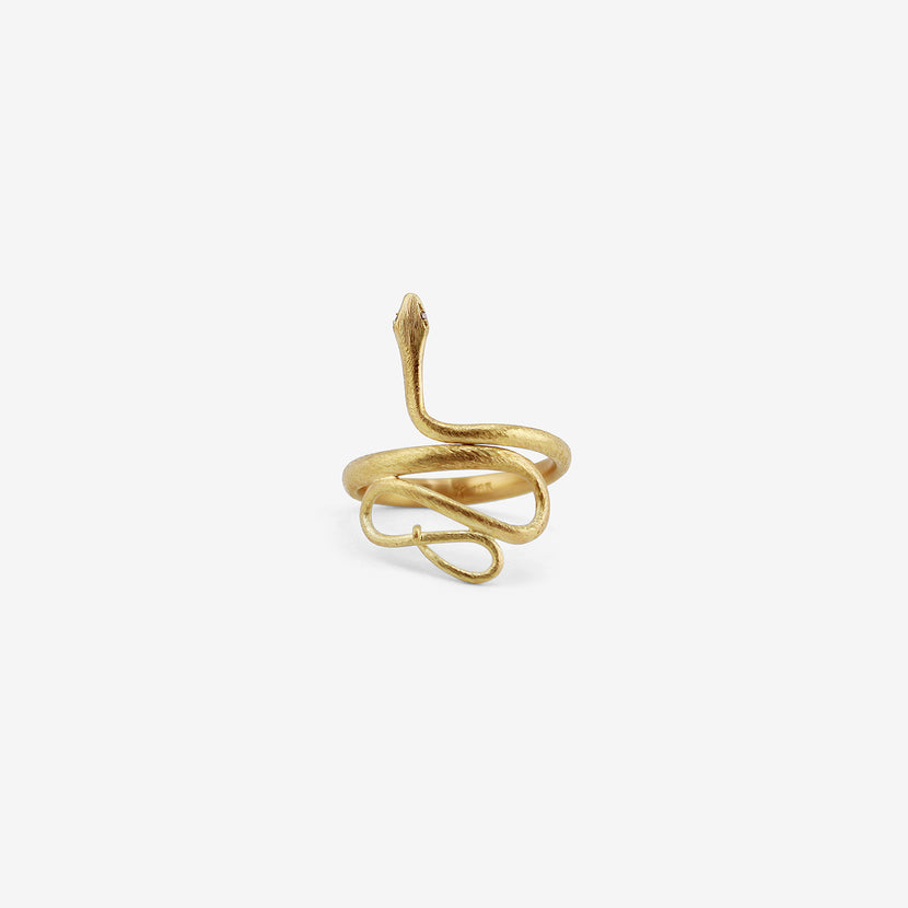 GABRIELLA KISS 18K LARGE SNAKE RING