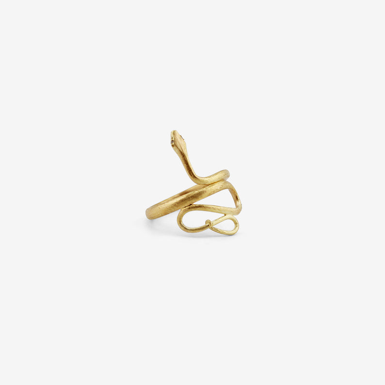 GABRIELLA KISS 18K LARGE SNAKE RING