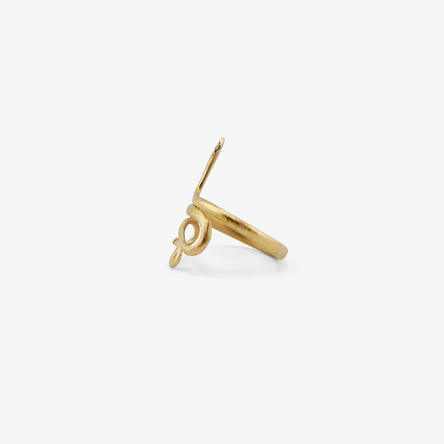 GABRIELLA KISS 18K LARGE SNAKE RING