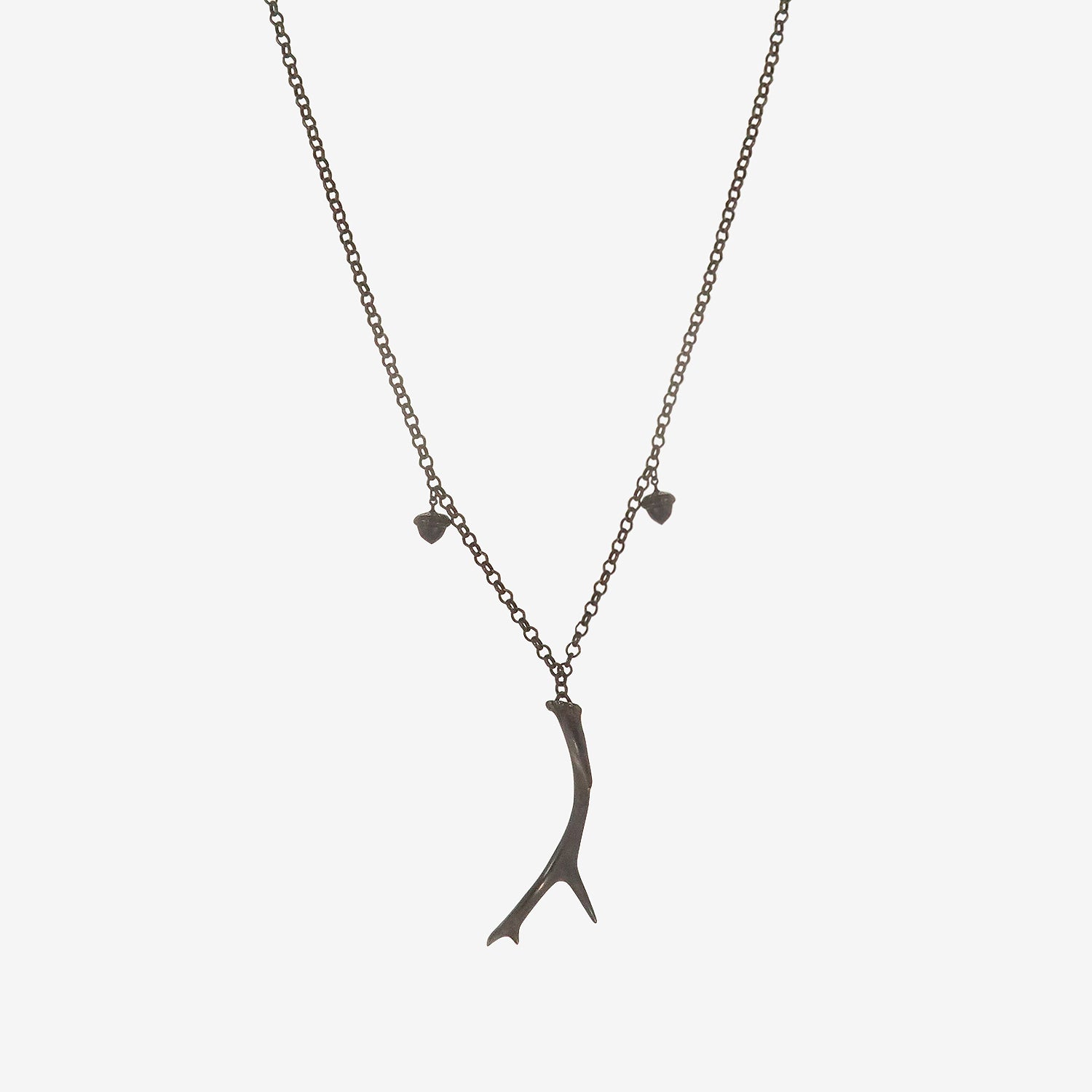 GABRIELLA KISS OXIDIZED BRONZE WALK IN THE WOODS NECKLACE