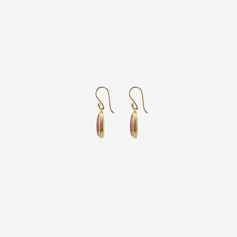 GABRIELLA KISS 18K & PEAR-SHAPED RUBY EARRINGS, 9.2CT