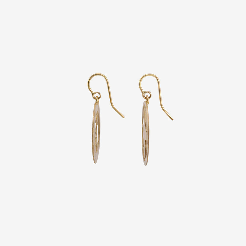 JUDY GEIB 18K COMPASS EARRINGS