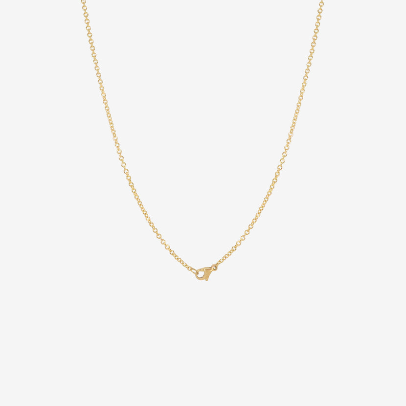 LOLA BROOKS 18K & LARGE BLACK DIAMOND SWEETHEART NECKLACE, 10.76CT