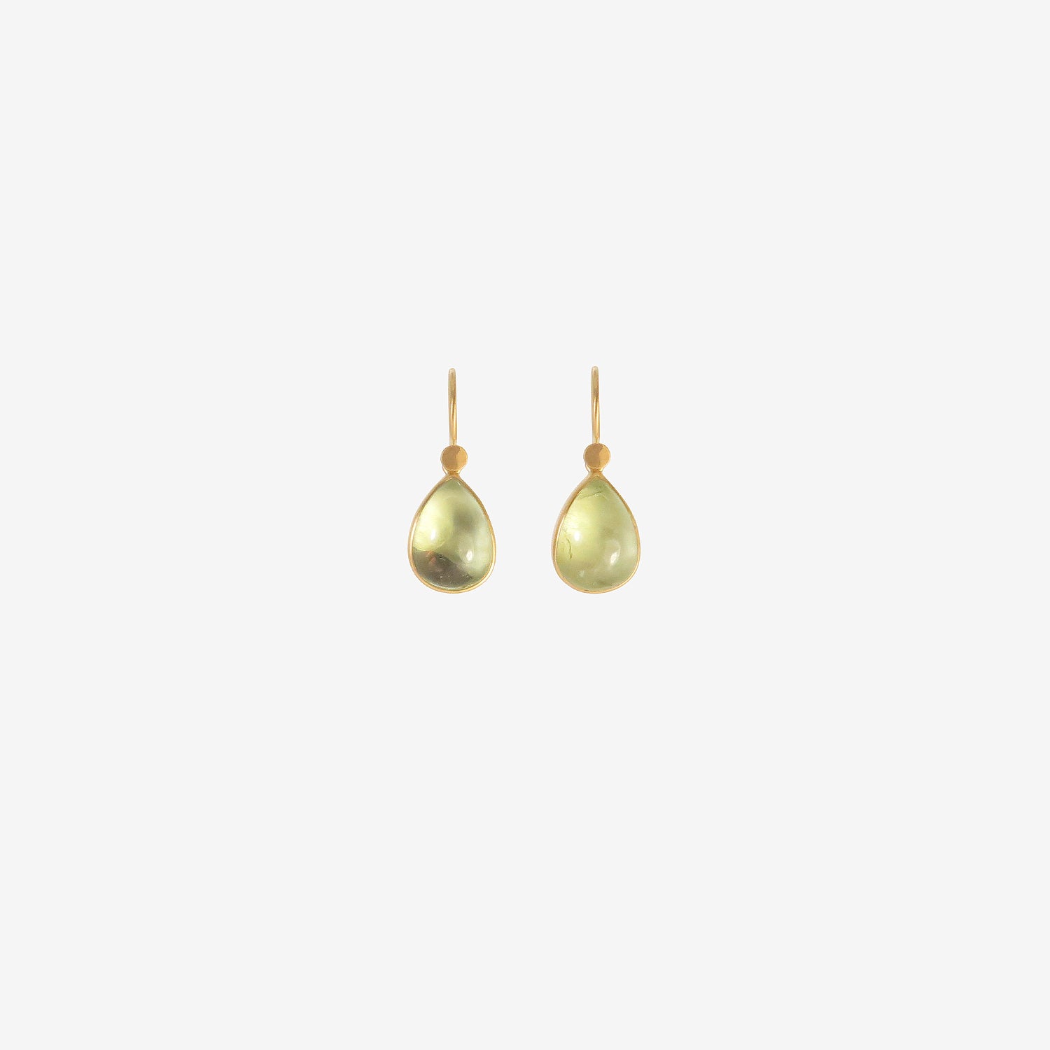 LOLA BROOKS 18K & MINI MINTY TOURMALINE TEARDROP EARRINGS, 8.96CT