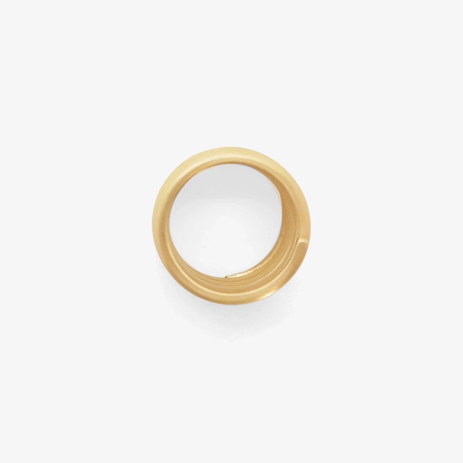 NICOLE LANDAW 14K FIVE WRAP SPIRAL RING