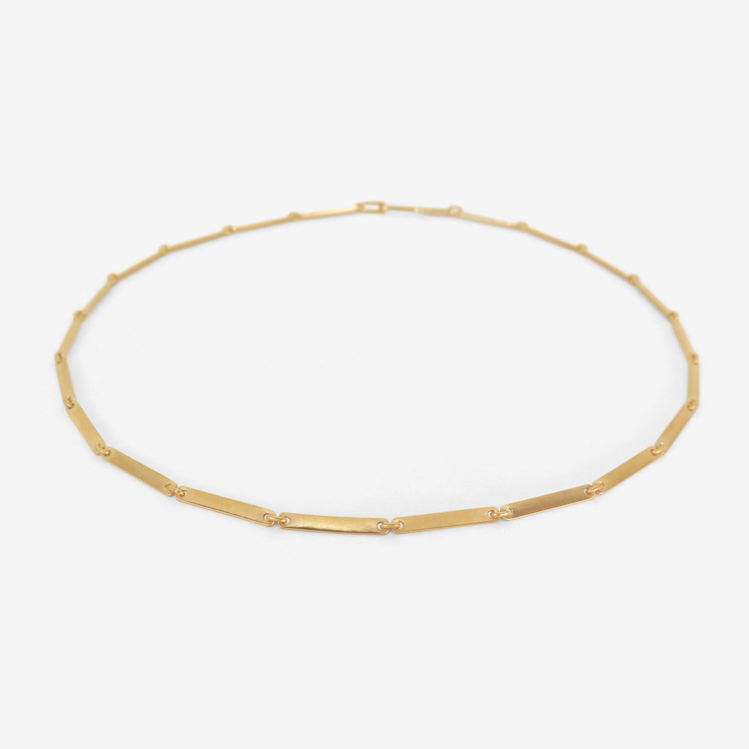 NICOLE LANDAW 14K RIBBON LINK CHAIN