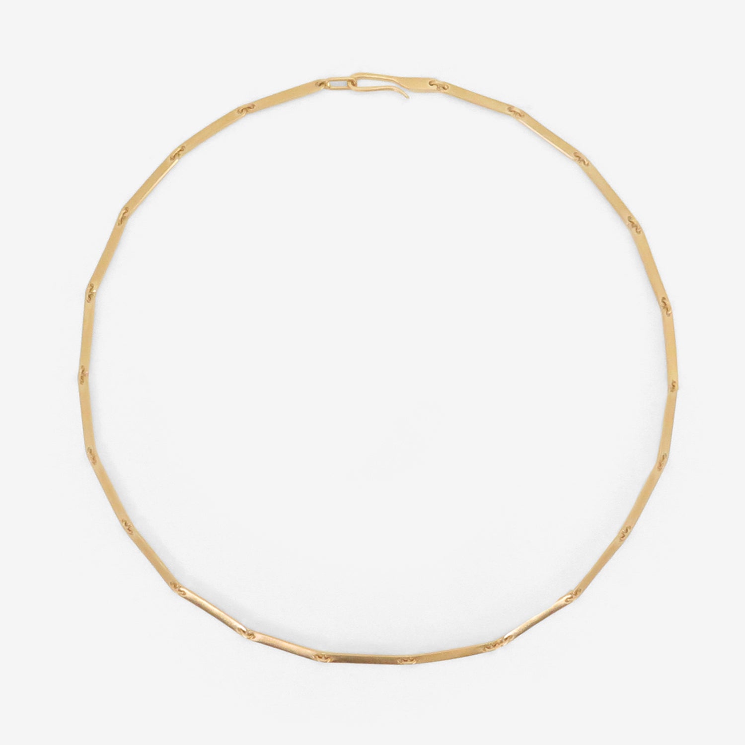 NICOLE LANDAW 14K RIBBON LINK CHAIN