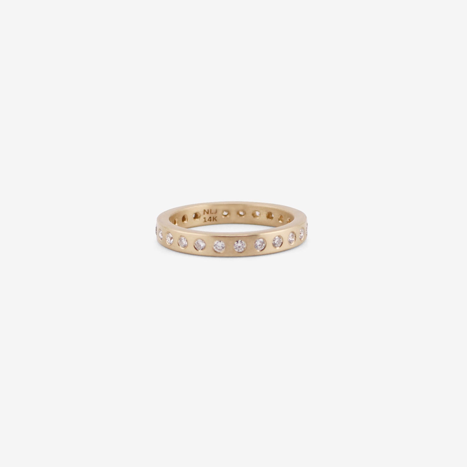 NICOLE LANDAW 14K & DIAMOND STACCATO BAND, .48CT