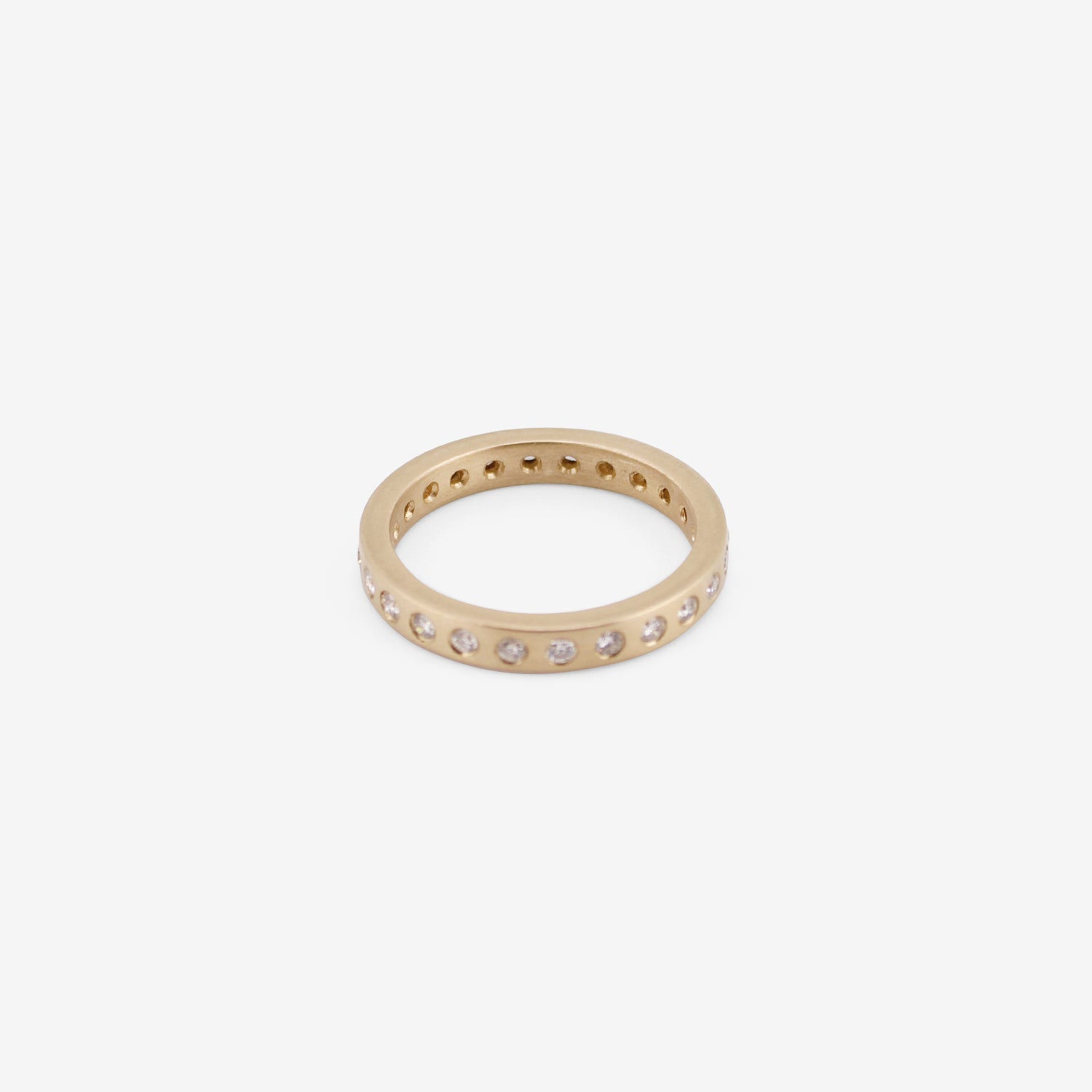 NICOLE LANDAW 14K & DIAMOND STACCATO BAND, .48CT