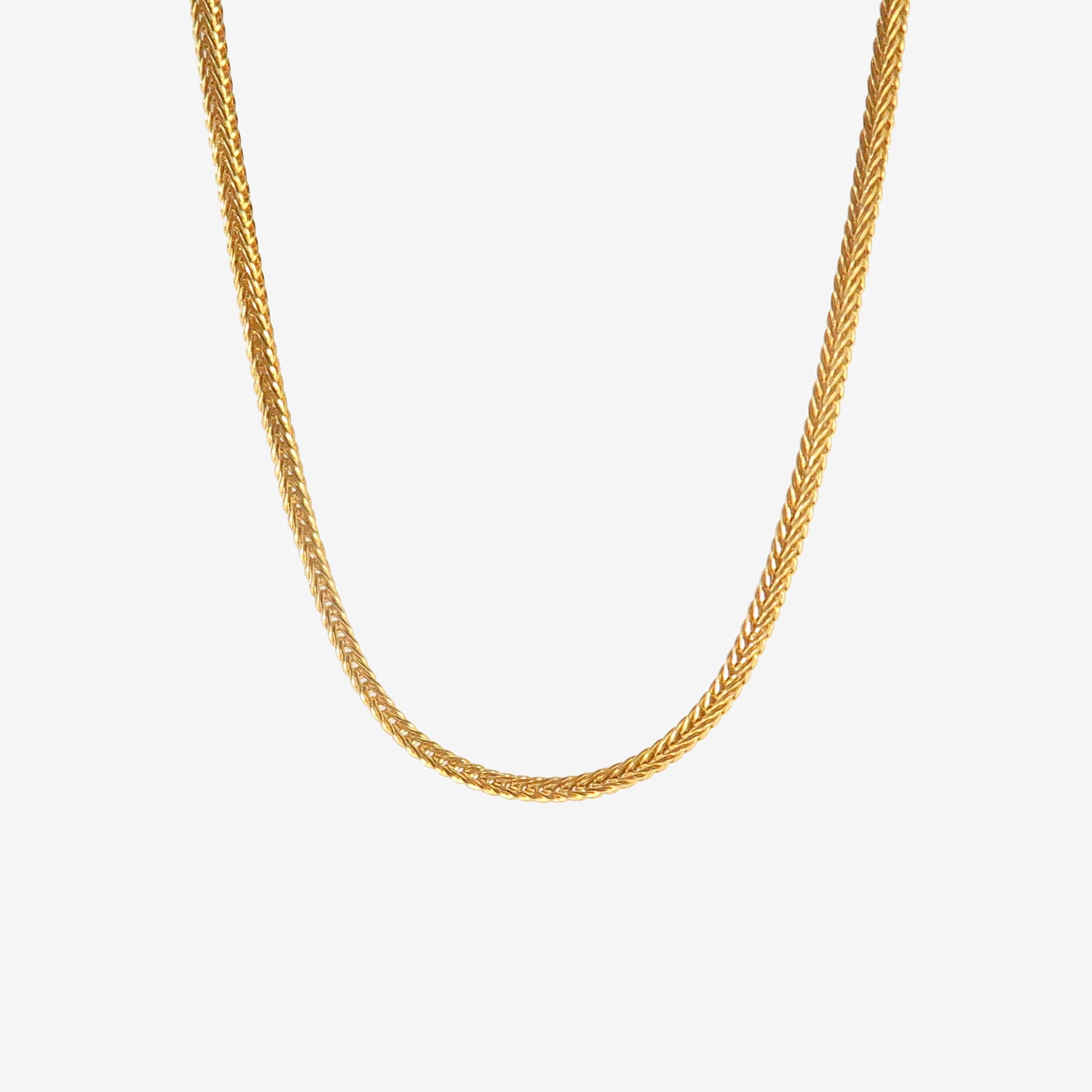 PROUNIS 22K DUO LOOP-IN-LOOP CHAIN BRACELET WITH FIBULA CLASP