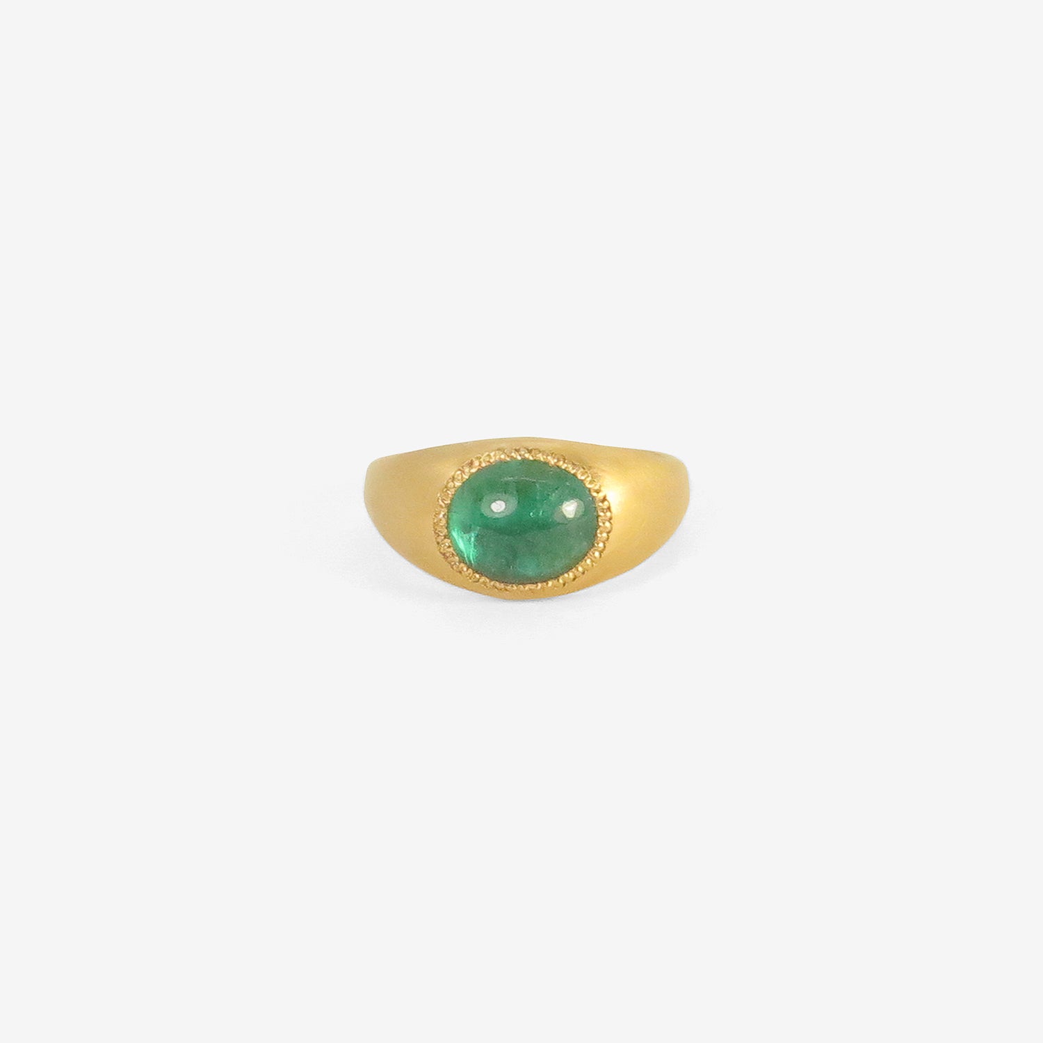 PROUNIS 22K & EMERALD ROZ RING
