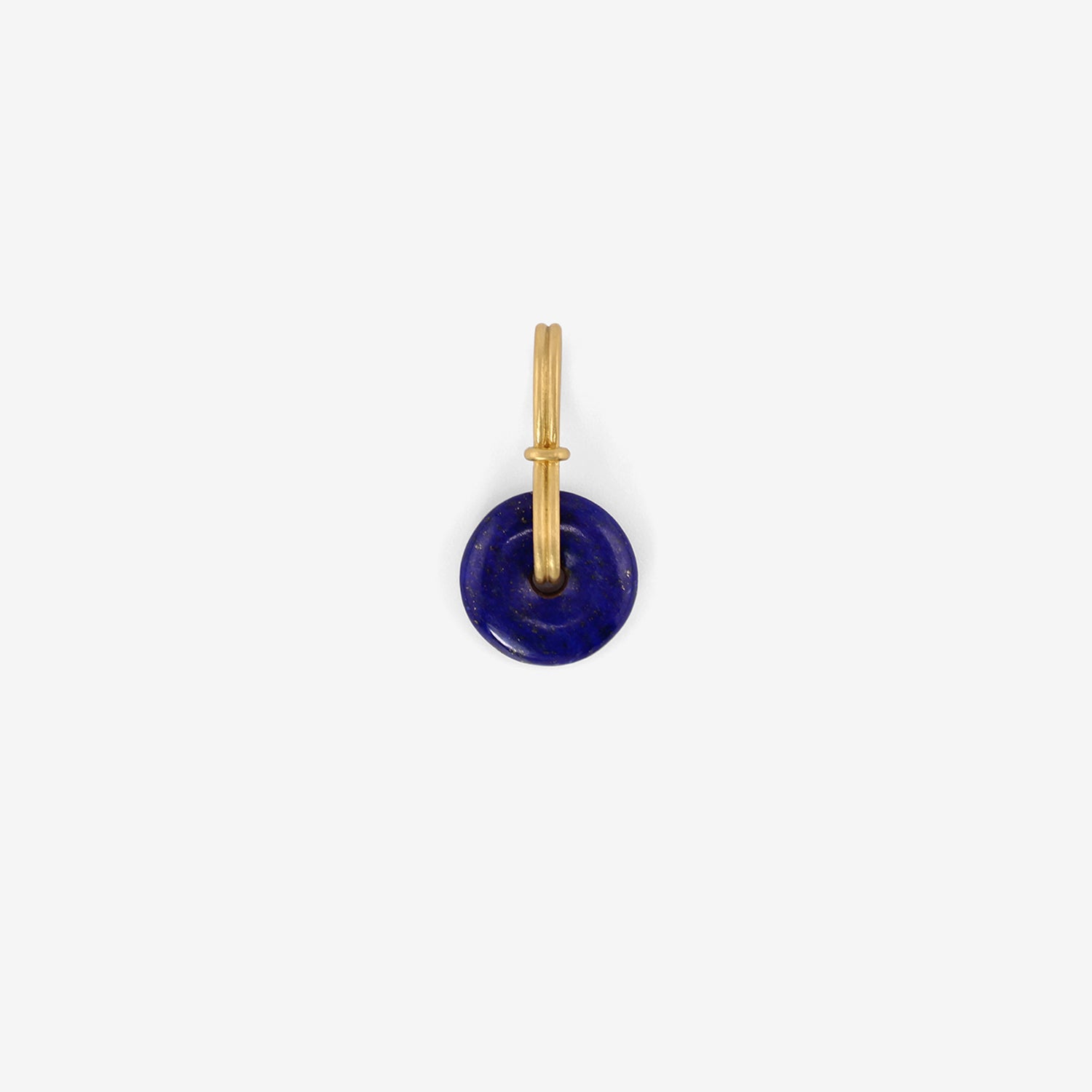 PROUNIS 22K & LAPIS MEDIUM DISCUS PENDANT