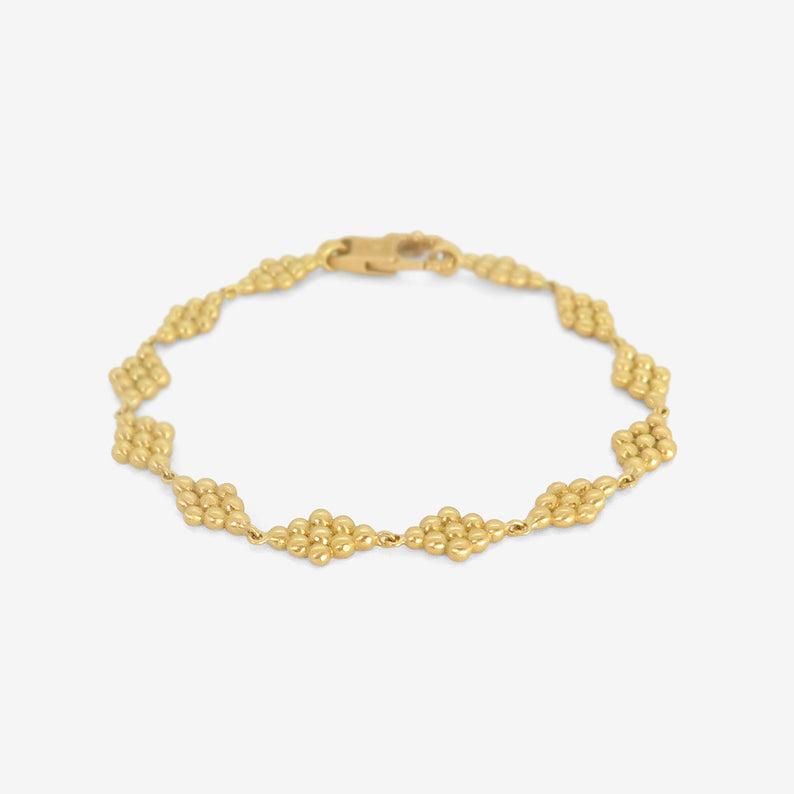 PROUNIS 22K NONA BRACELET WITH FIBULA CLASP
