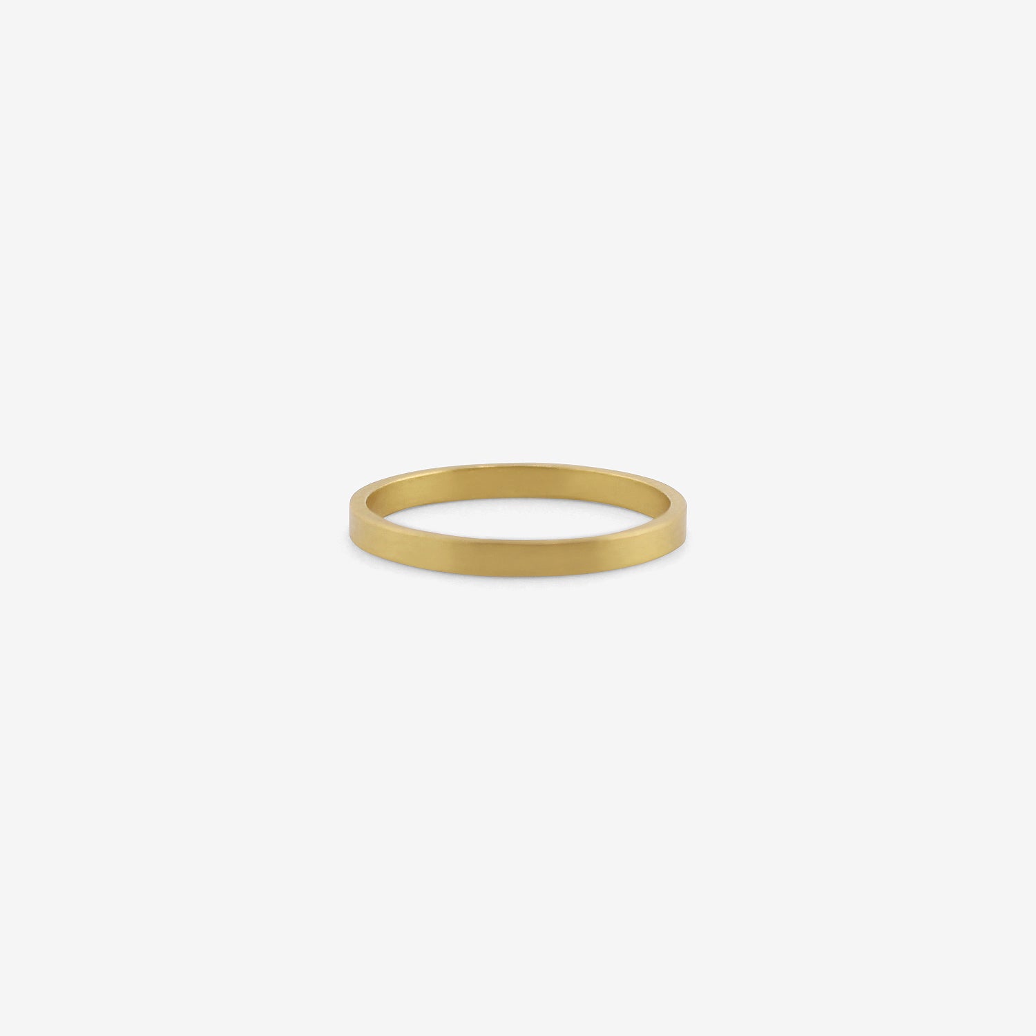 ROSANNE PUGLIESE 22K 2MM FLAT BAND
