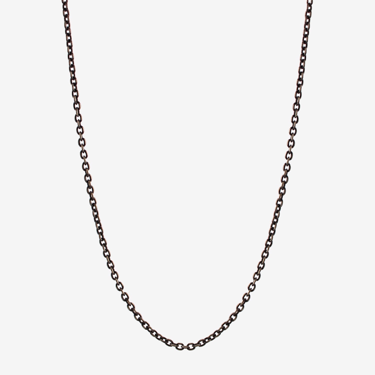 ROSANNE PUGLIESE STERLING SILVER 3MM CABLE CHAIN, 28"