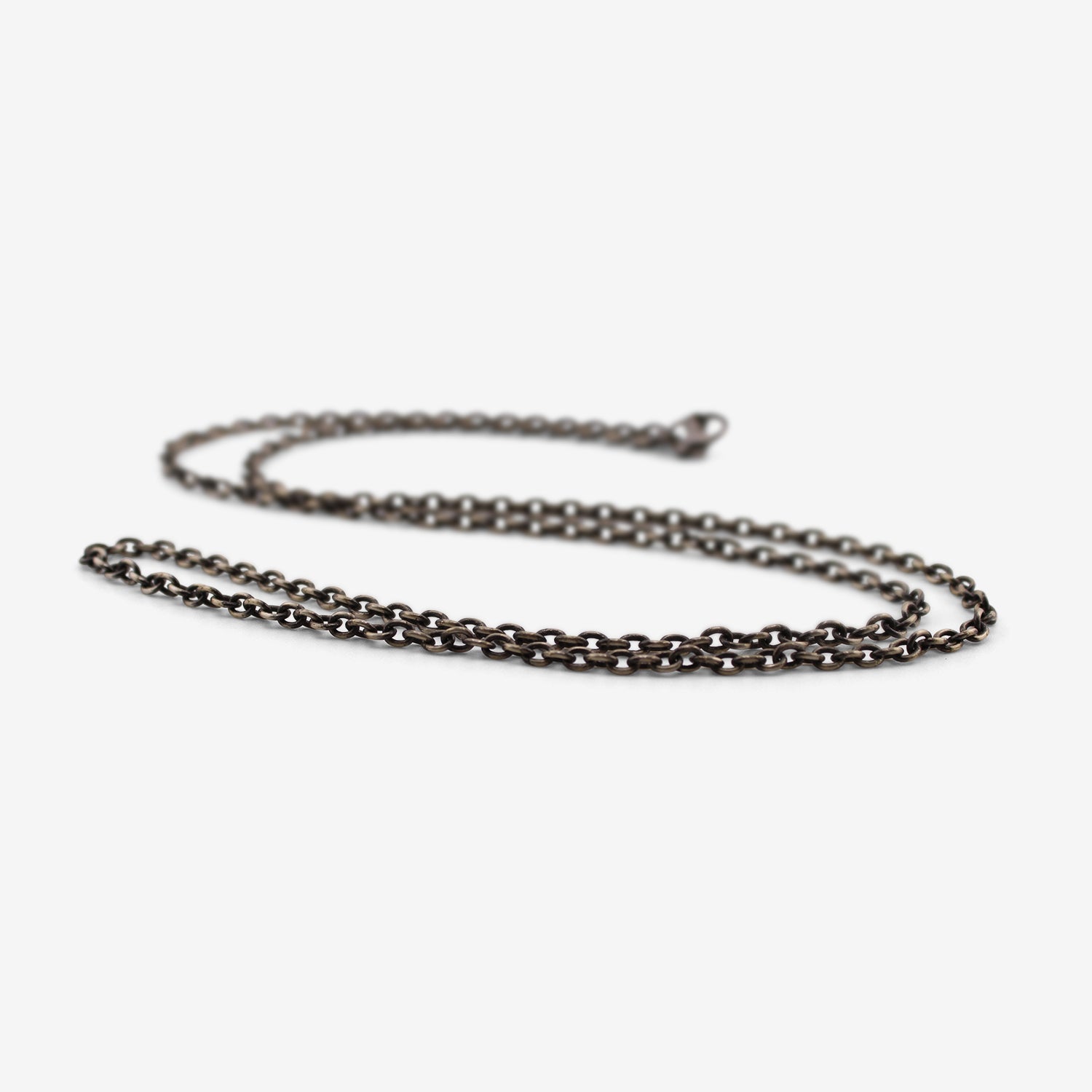 ROSANNE PUGLIESE STERLING SILVER 3MM CABLE CHAIN, 28"