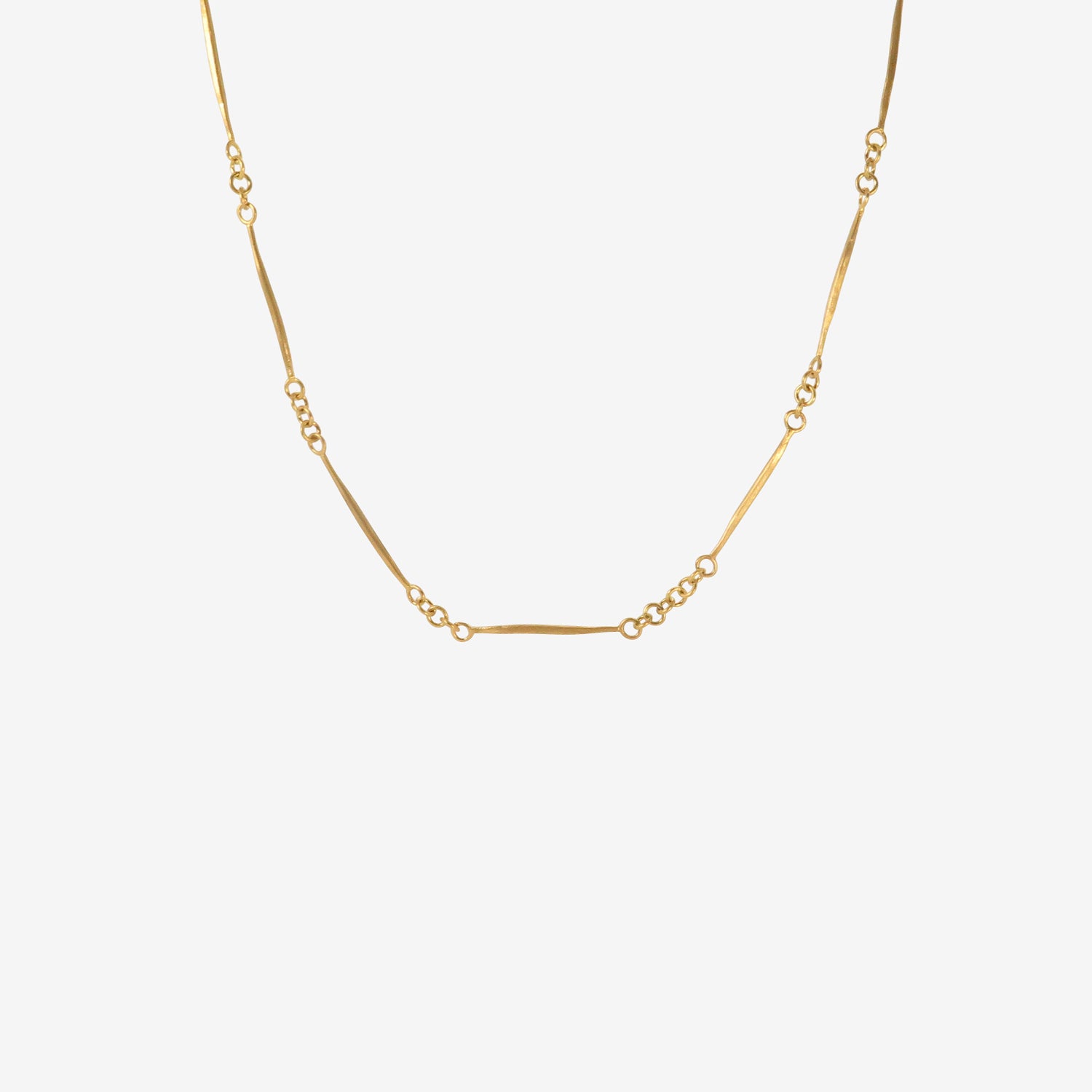 ROSANNE PUGLIESE 22K TWIG CHAIN