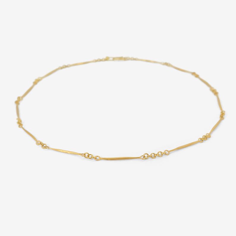 ROSANNE PUGLIESE 22K TWIG CHAIN