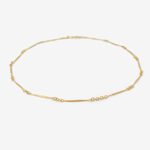ROSANNE PUGLIESE 22K TWIG CHAIN