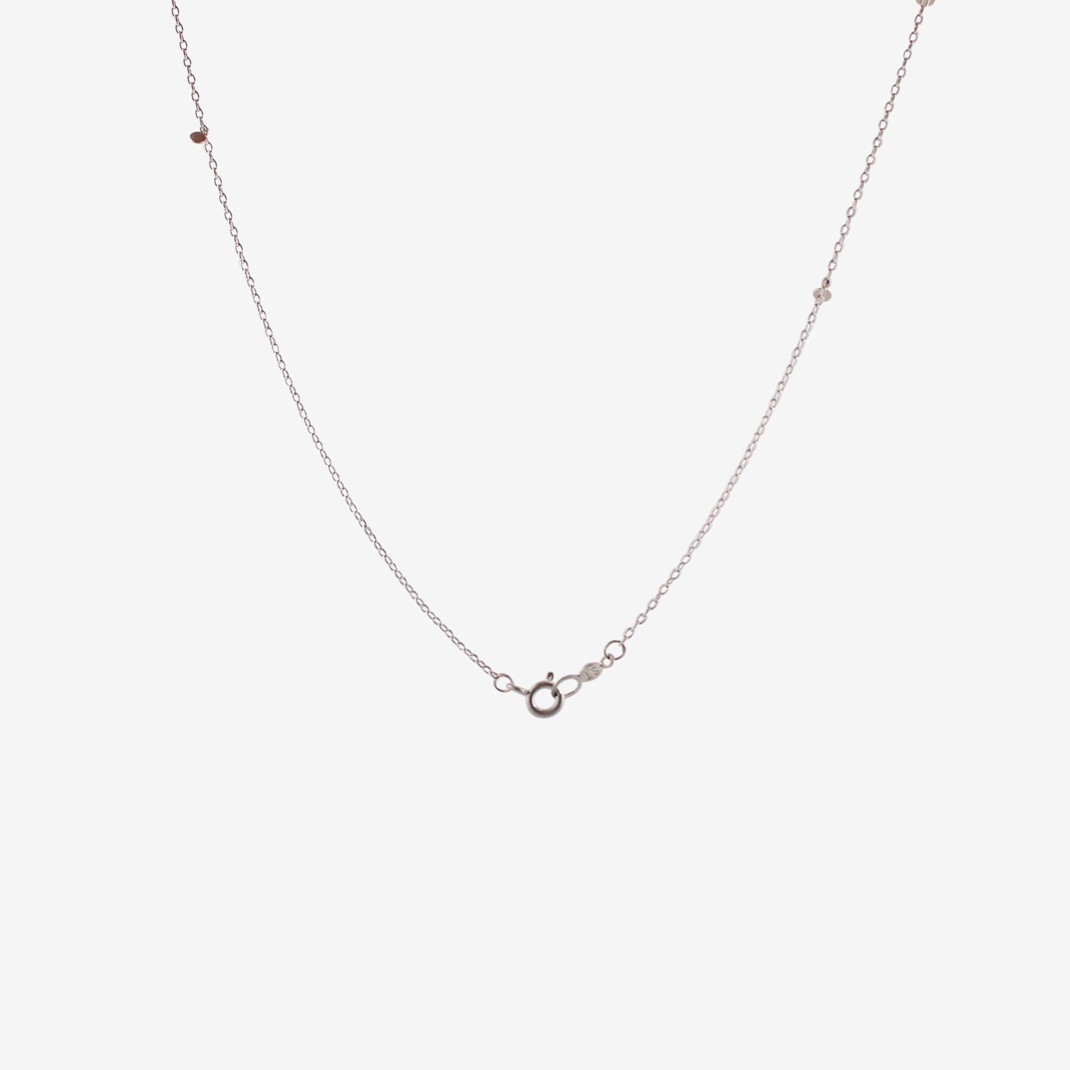 SIA TAYLOR STERLING SILVER RANDOM DOTS NECKLACE