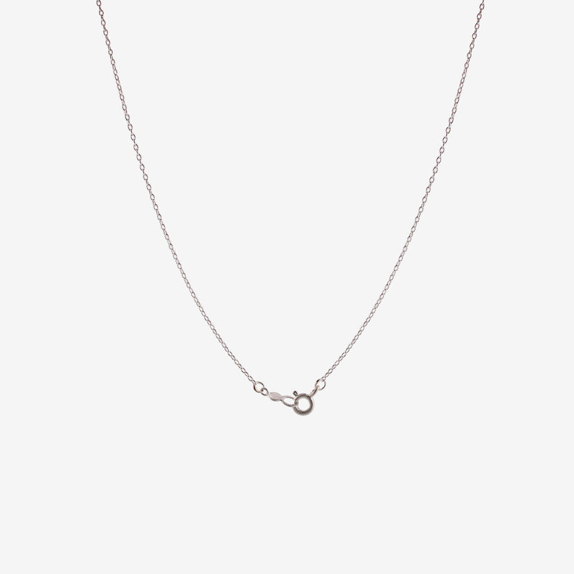 SIA TAYLOR STERLING SILVER TINY DOTS ARC NECKLACE
