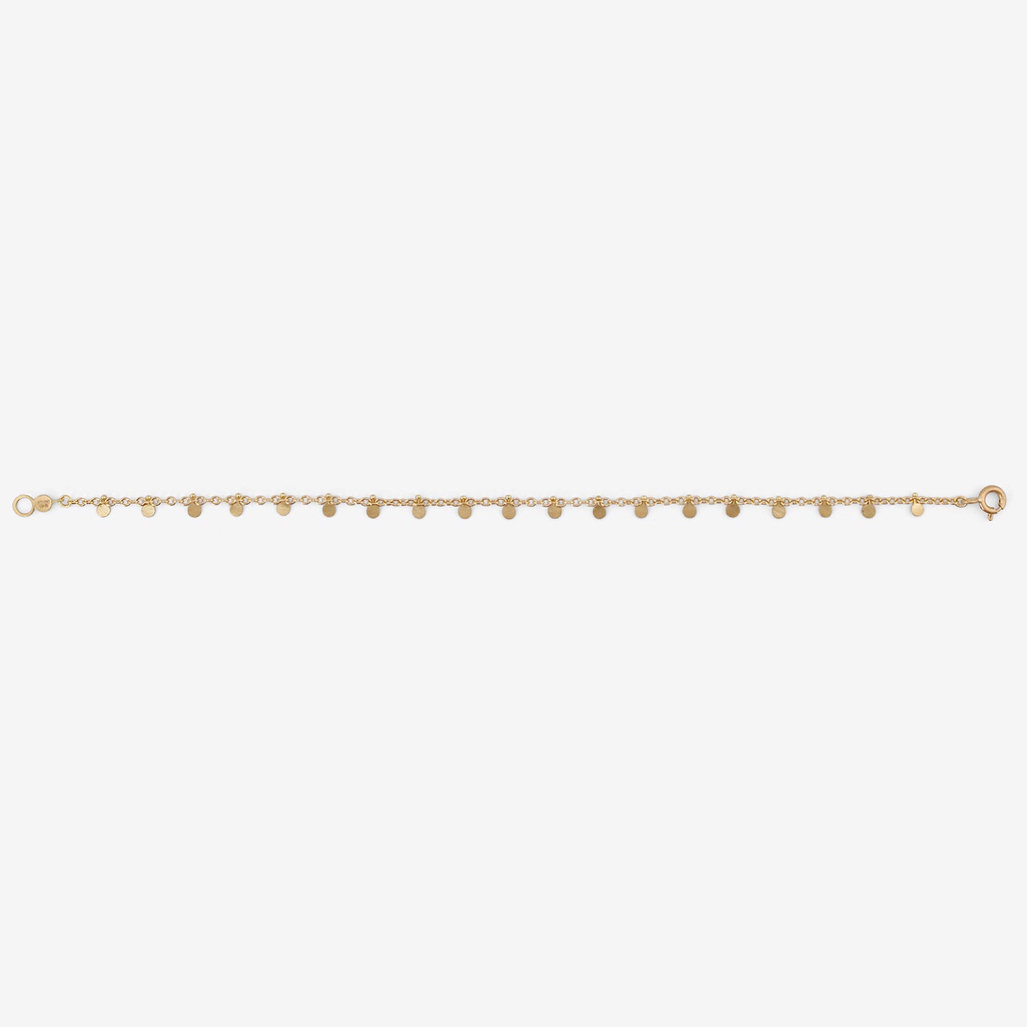 SIA TAYLOR 18K YELLOW GOLD EVEN TINY DOTS BRACELET