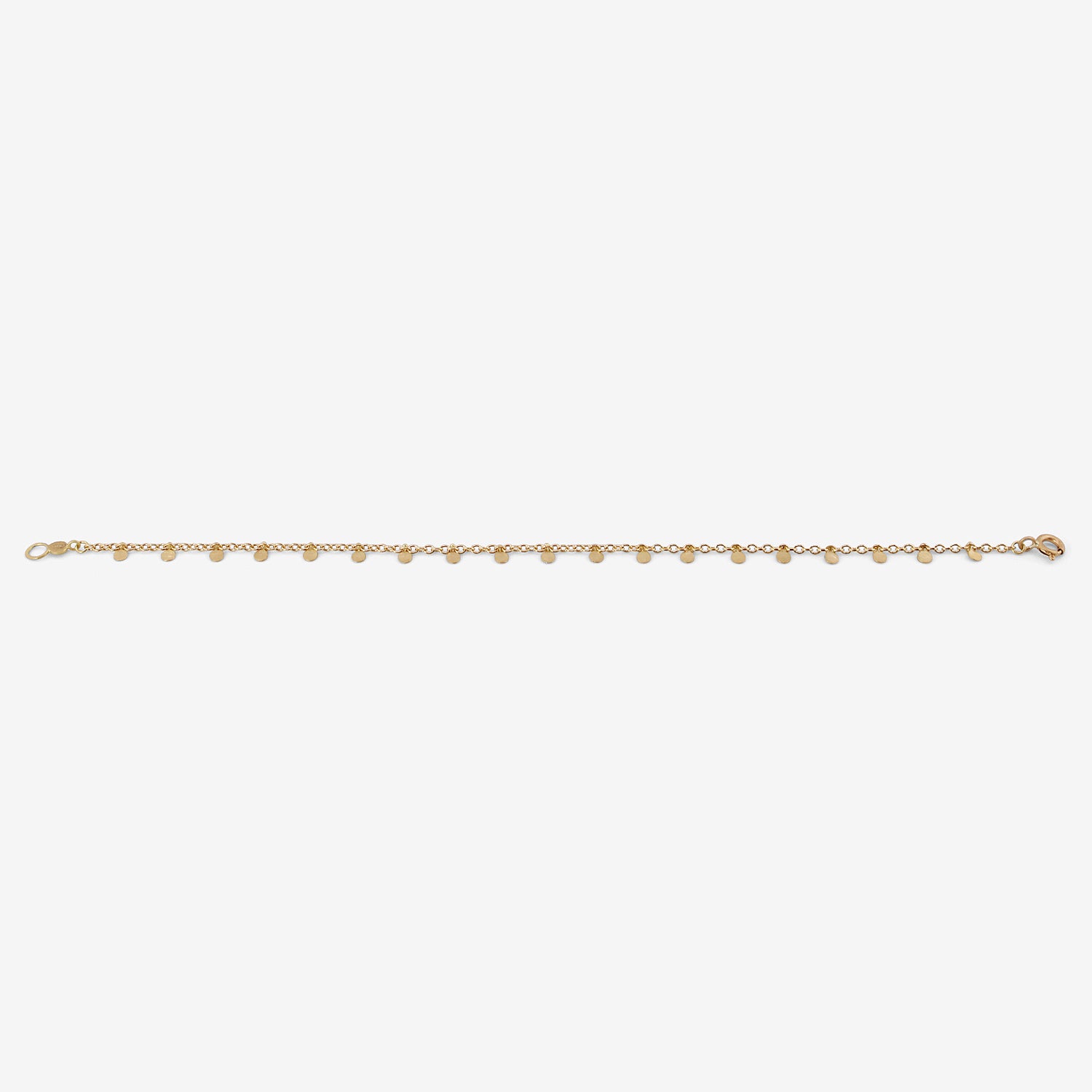 SIA TAYLOR 18K YELLOW GOLD EVEN TINY DOTS BRACELET