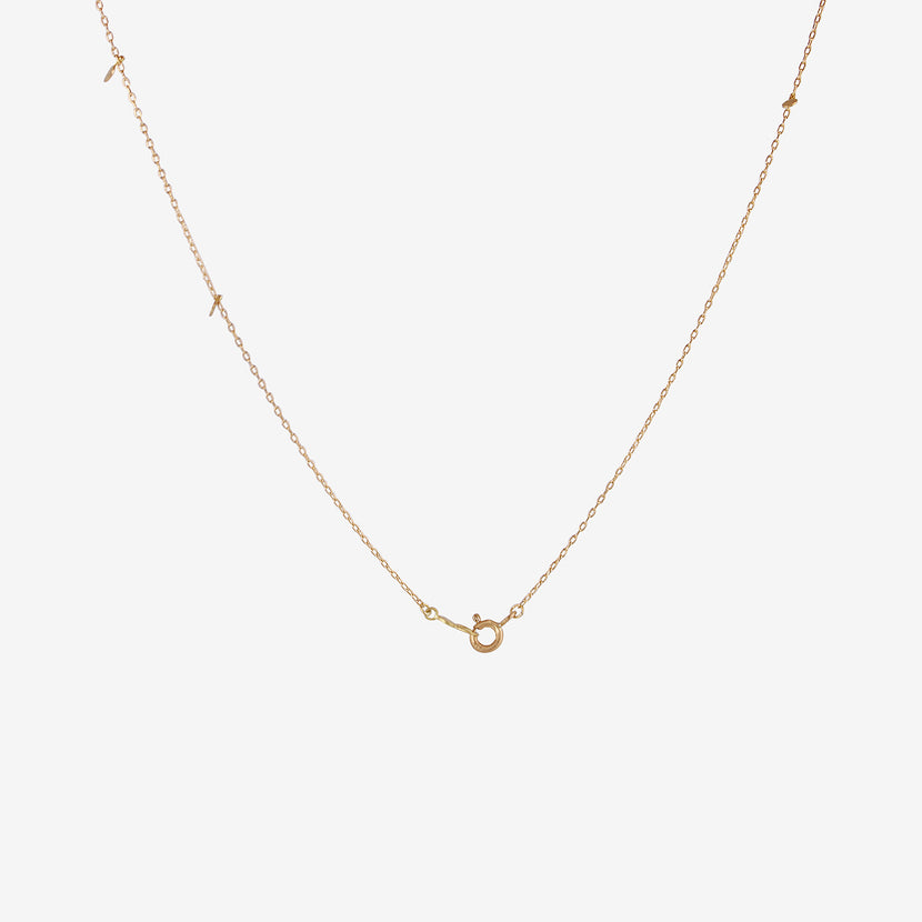 SIA TAYLOR 18K YELLOW GOLD RANDOM DOTS NECKLACE