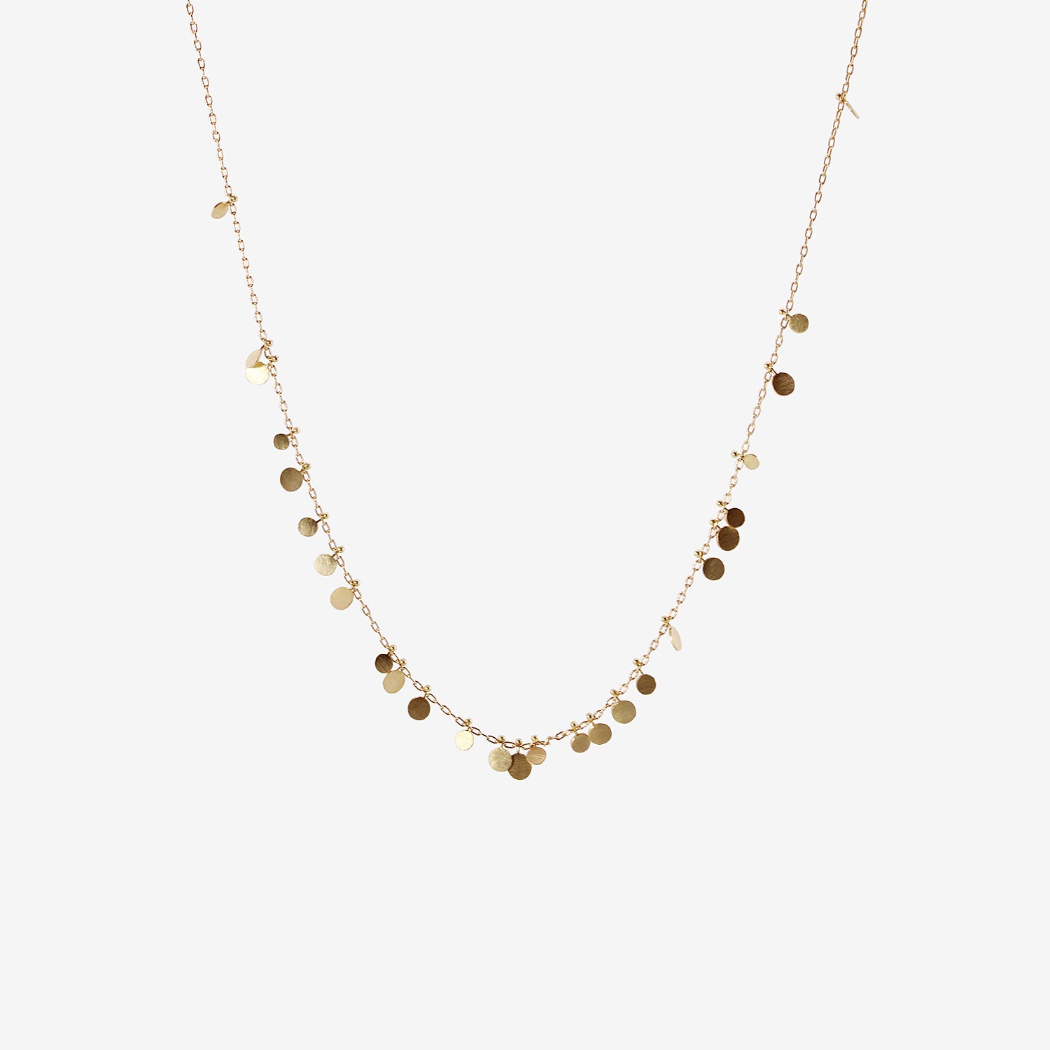 SIA TAYLOR 18K YELLOW GOLD RANDOM DOTS NECKLACE