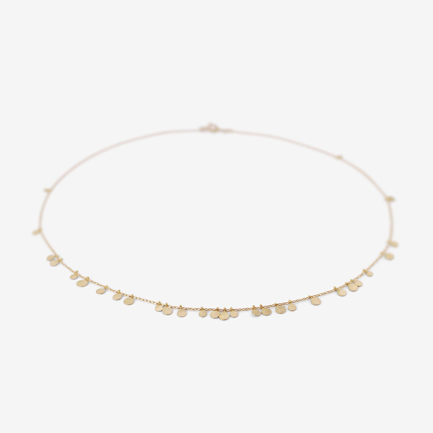 SIA TAYLOR 18K YELLOW GOLD RANDOM DOTS NECKLACE