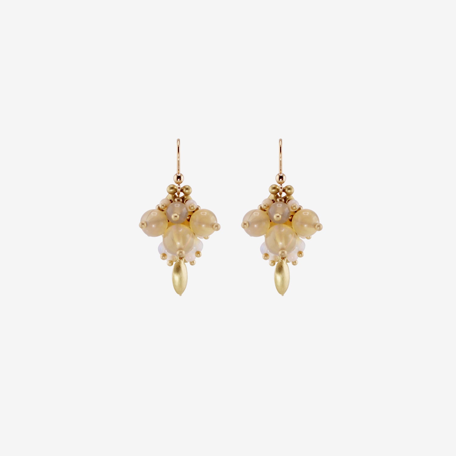 TED MUEHLING 22K & ETHIOPIAN OPAL BUG CLUSTERS