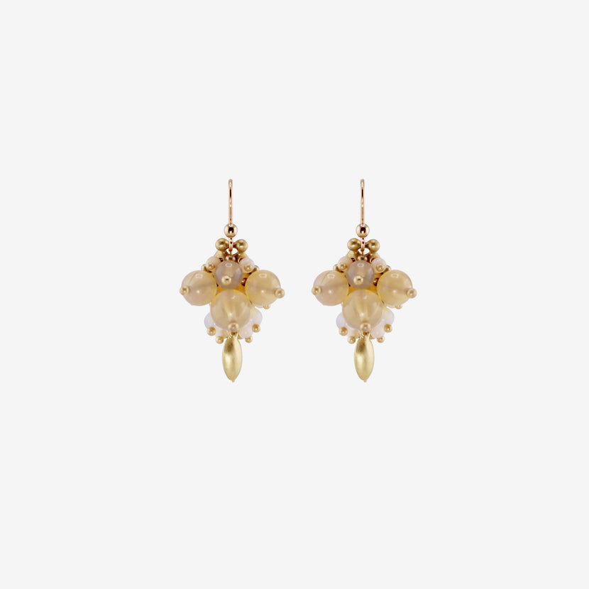 TED MUEHLING 22K & ETHIOPIAN OPAL BUG CLUSTERS