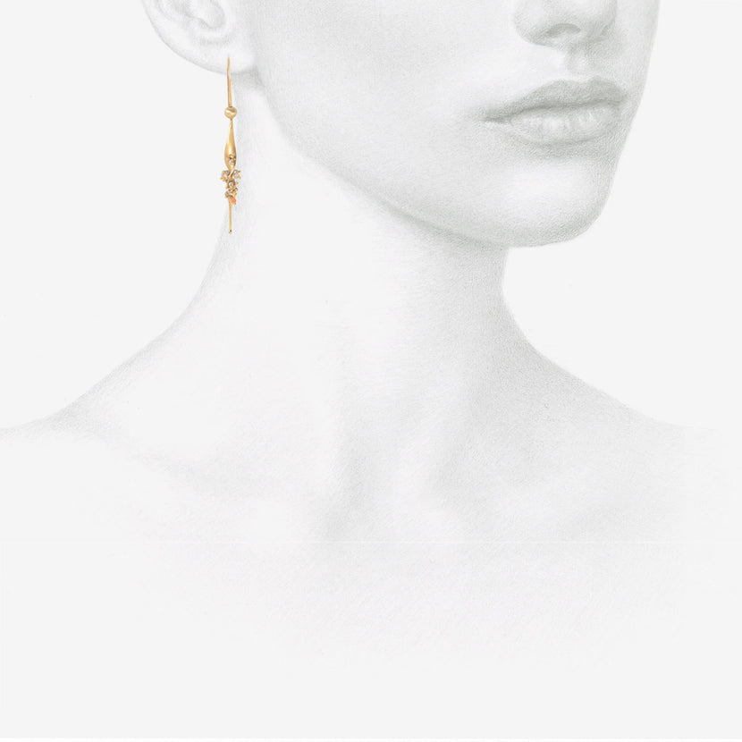 H e l l o ☻ˎˊ 　TED MUEHLING ピアス Ted Muehling – Mouki Mou