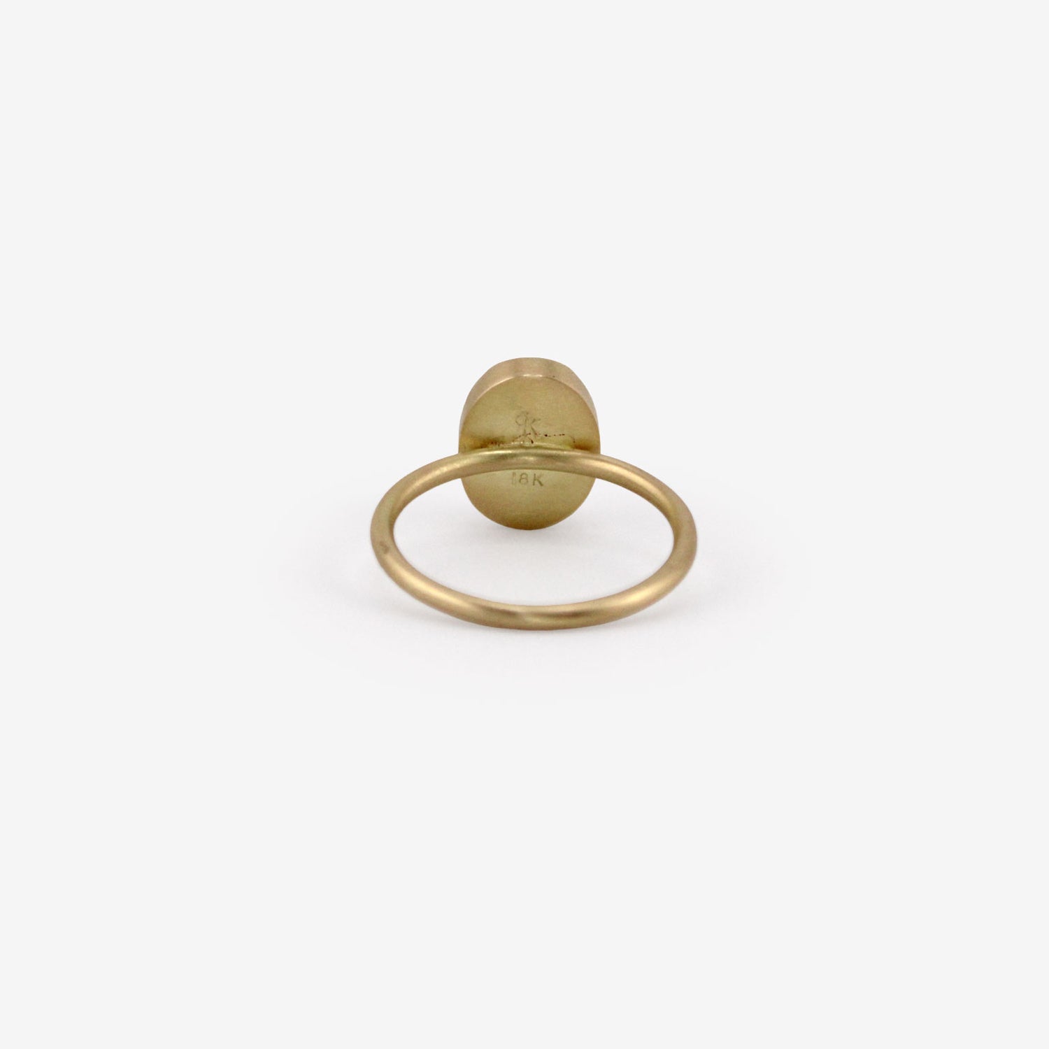 GABRIELLA KISS 18K & OVAL MEXICAN FIRE OPAL RING, 2.5CT