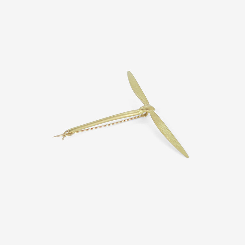 GABRIELLA KISS 18K & LARGE DAMSELFLY PIN