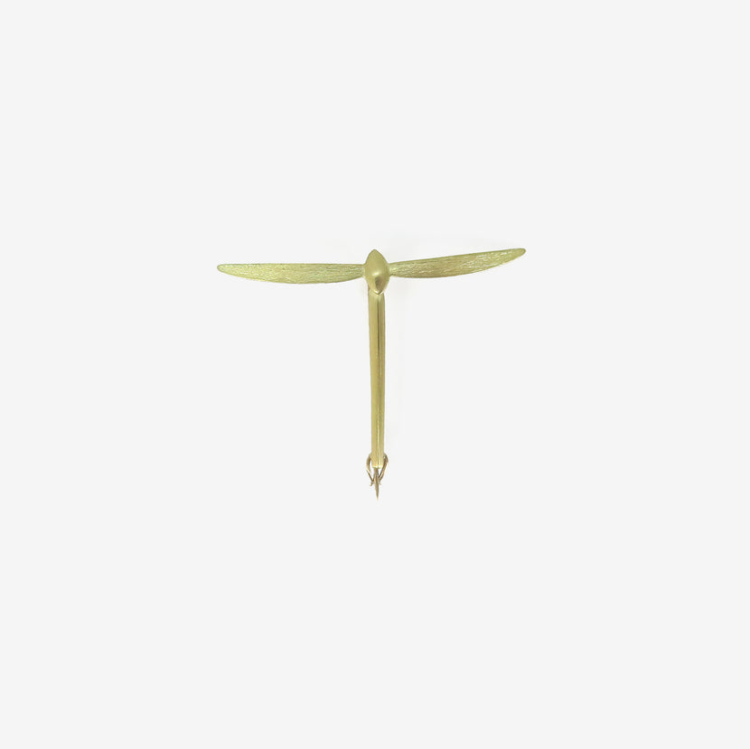 GABRIELLA KISS 18K MEDIUM DAMSELFLY PIN