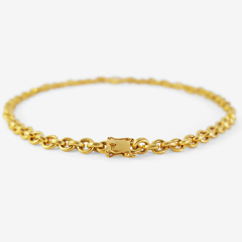 DARIUS 18K OVERSIZED SIGNATURE CHAIN NECKLACE