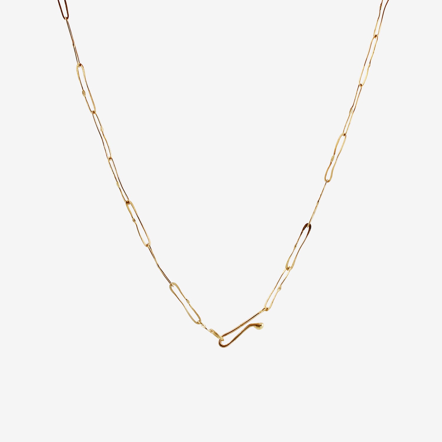 JUDY GEIB 18K & RECTANGULAR COLOMBIAN EMERALD ECHO NECKLACE, 3.33CT