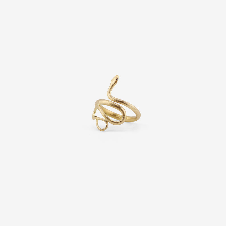 GABRIELLA KISS 18K LARGE SNAKE RING