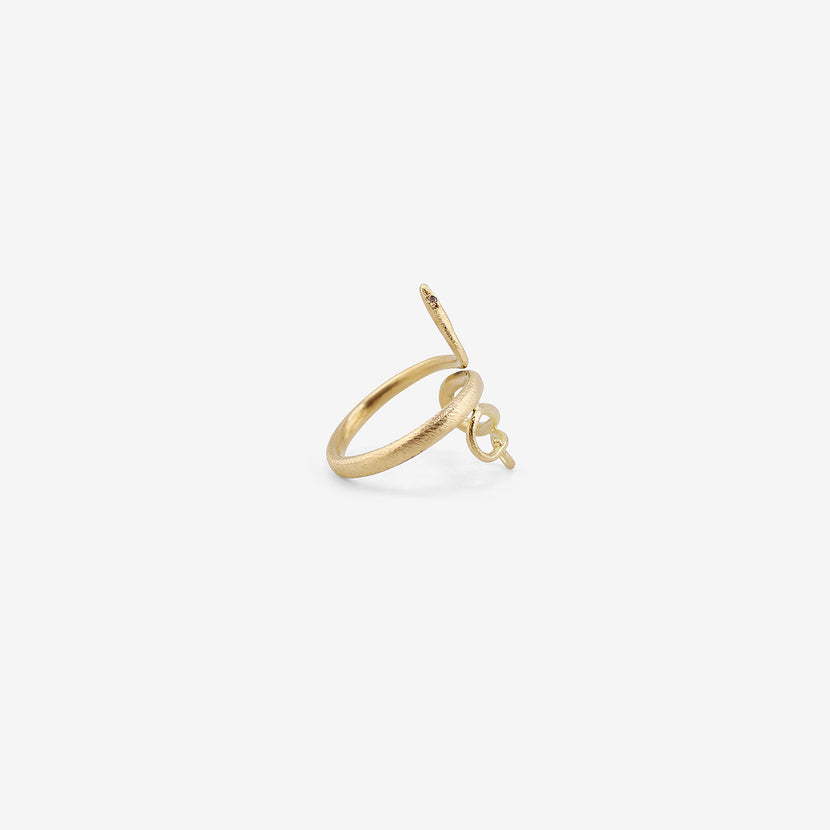 GABRIELLA KISS 18K LARGE SNAKE RING