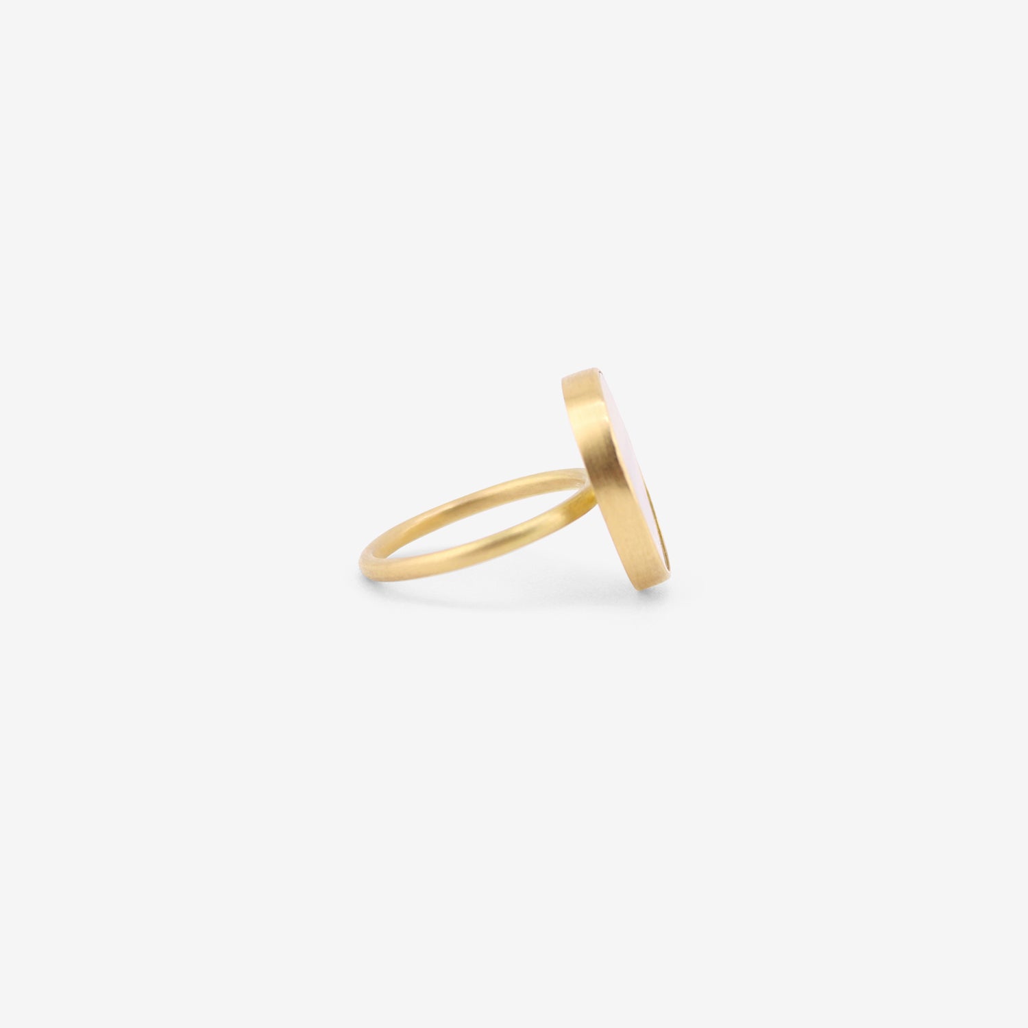 GABRIELLA KISS 18K & OVAL DENDRITE RING