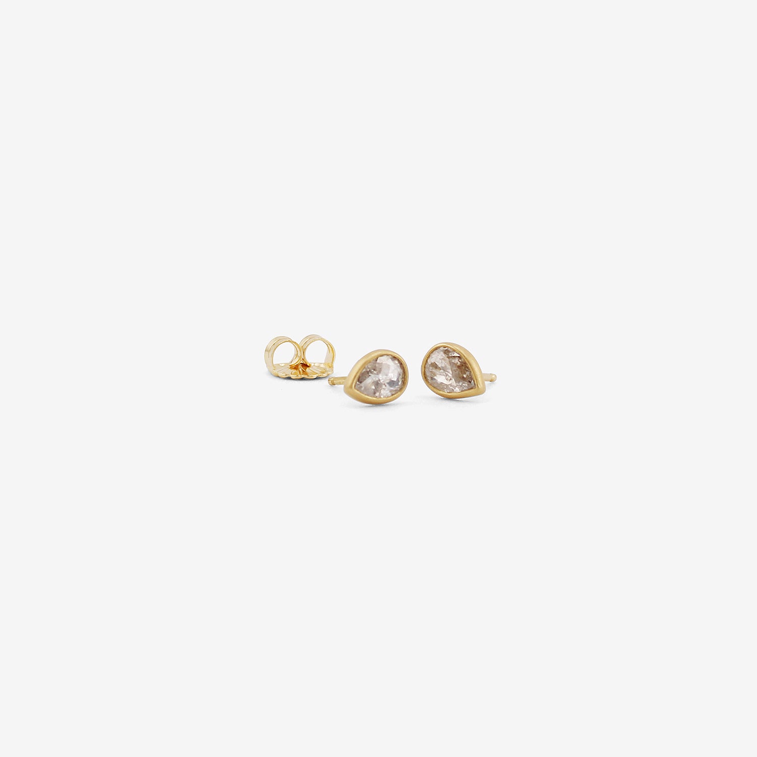 LOLA BROOKS 18K & TEARDROP-SHAPED ICY DIAMOND STUDS, .76CT