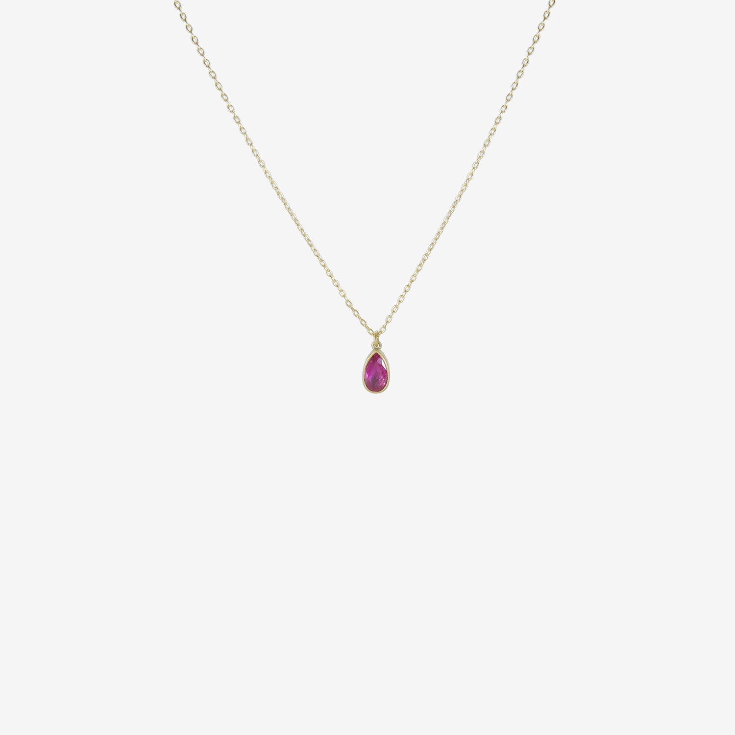 Oval Ruby Necklace - Kathryn Bentley