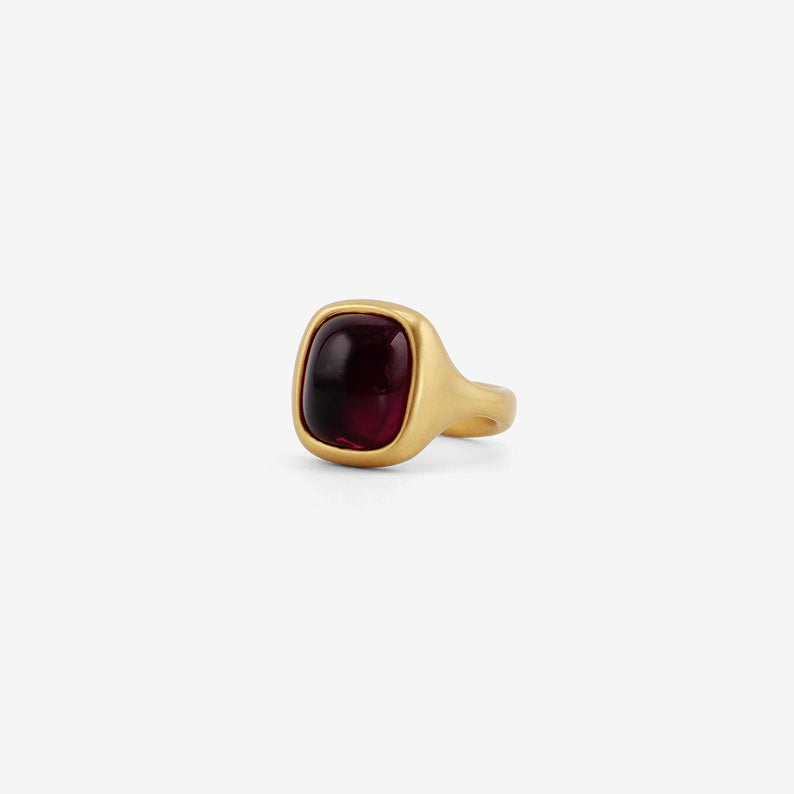 LOLA BROOKS 18K & RUBELLITE TOURMALINE CAST RING, 9.96CT