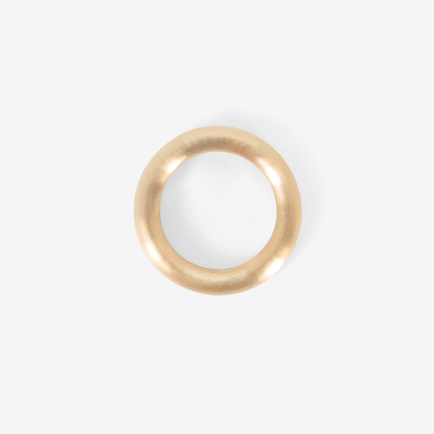 NICOLE LANDAW 14K ROSE GOLD STOUT BAND, SIZE 7 3/4