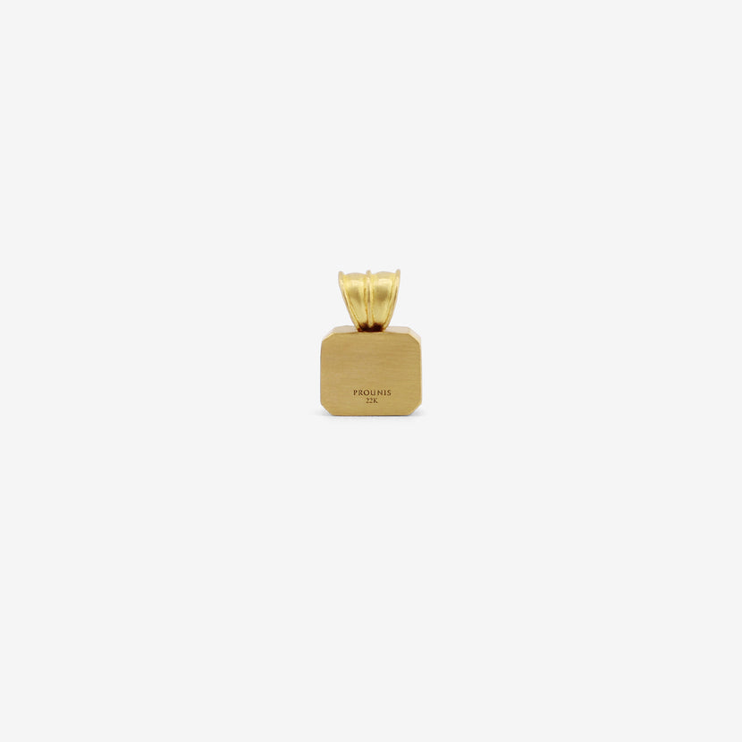 PROUNIS 22K & GOLDEN BERYL BABY BLOCK PENDANT