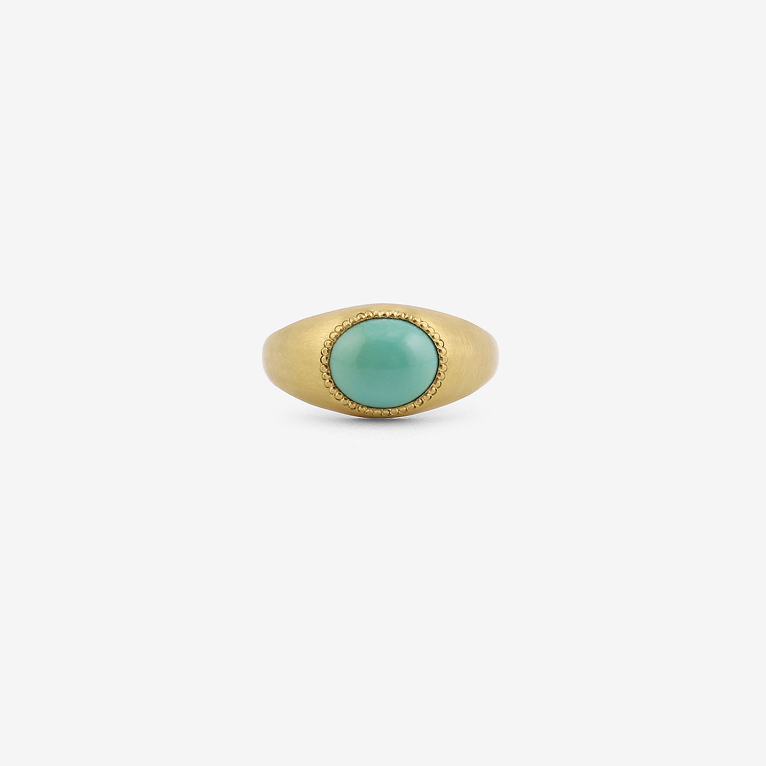 PROUNIS 22K & TURQUOISE ROZ RING