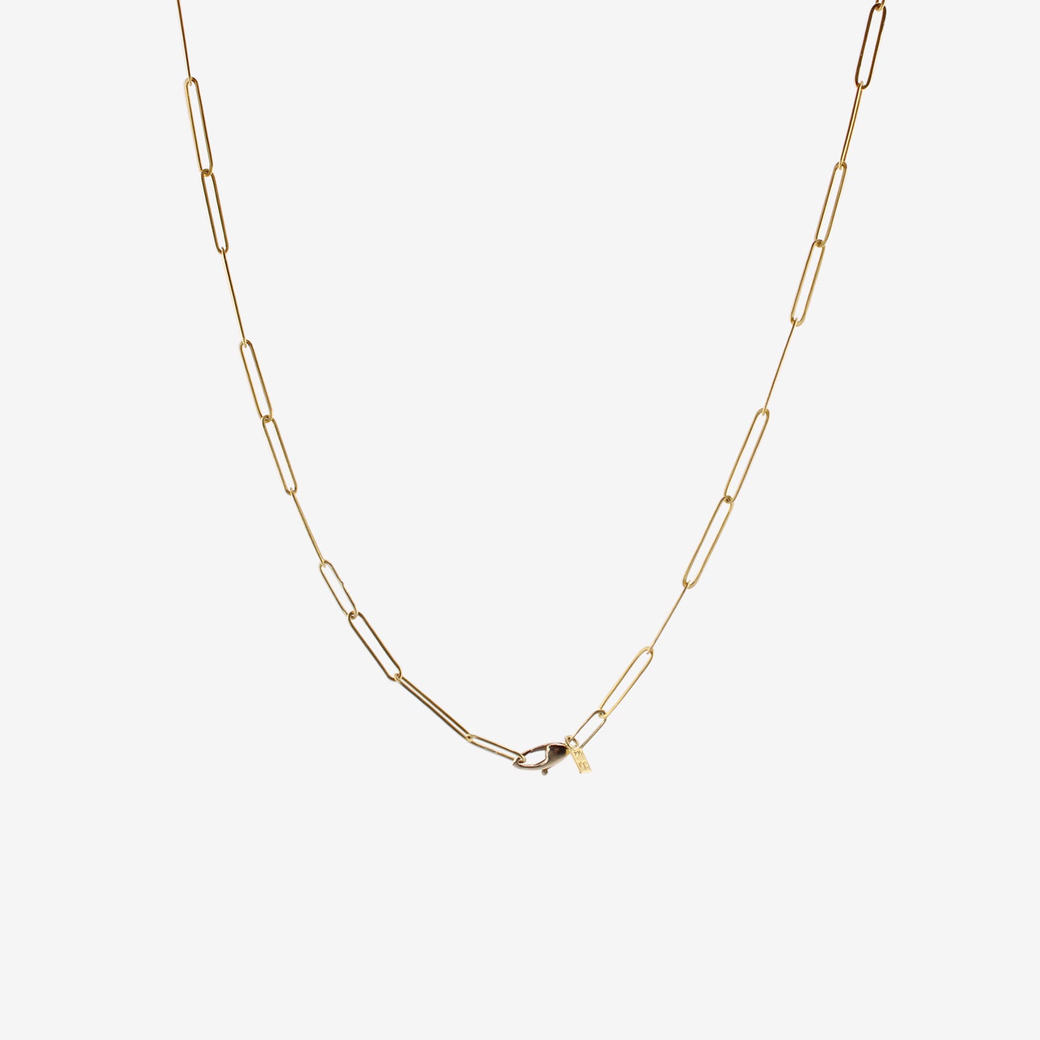ROSANNE PUGLIESE 22K PAPERCLIP CHAIN