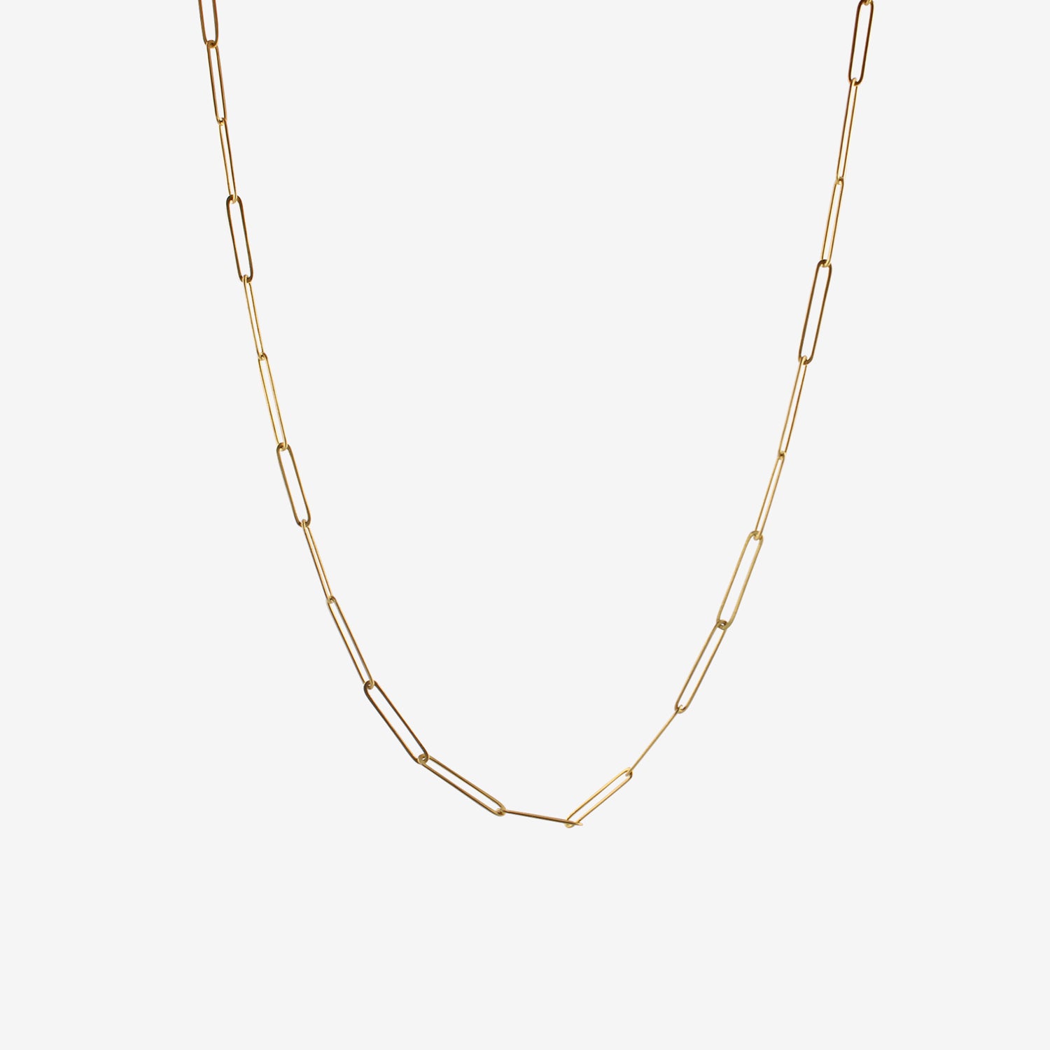 ROSANNE PUGLIESE 22K PAPERCLIP CHAIN