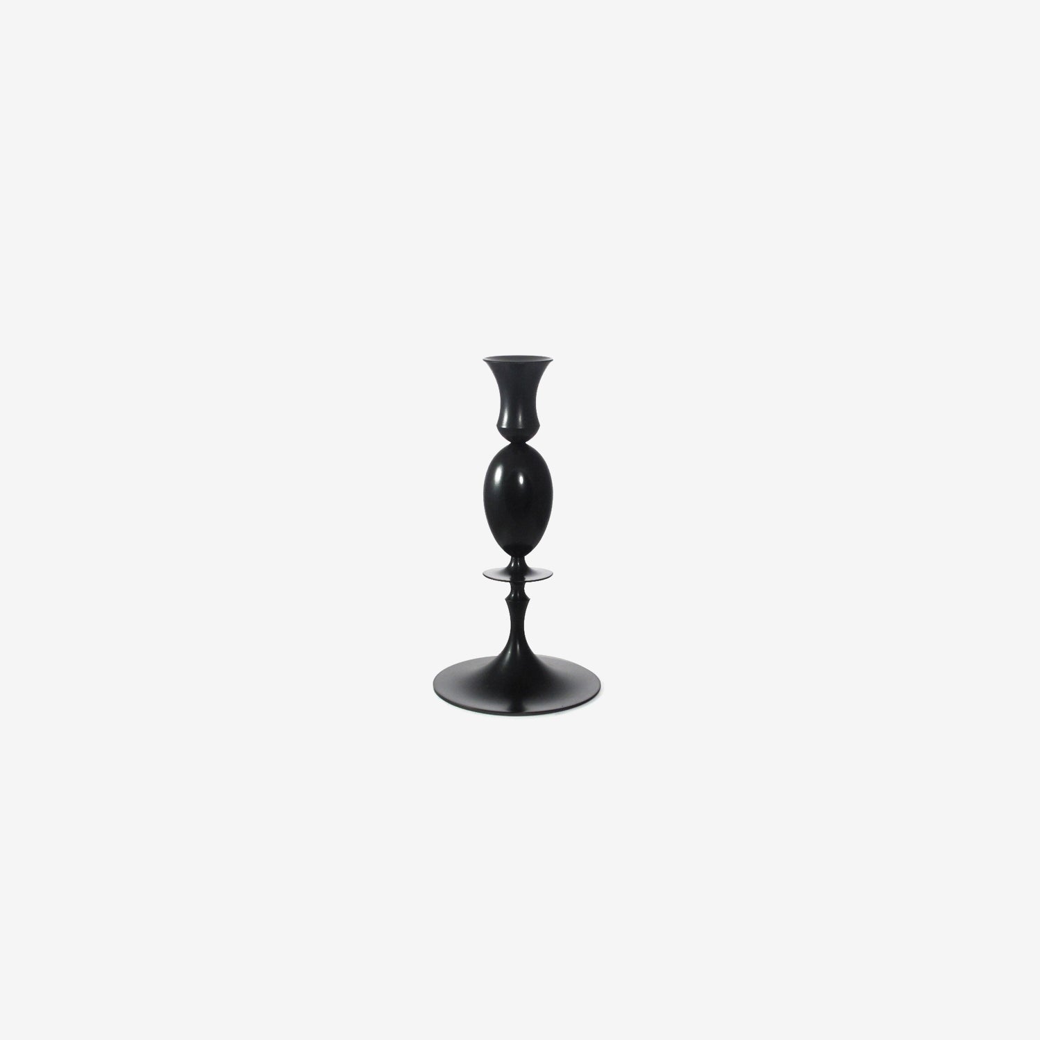 TED MUEHLING OXIDIZED BRONZE CANDLESTICK NO. 0206
